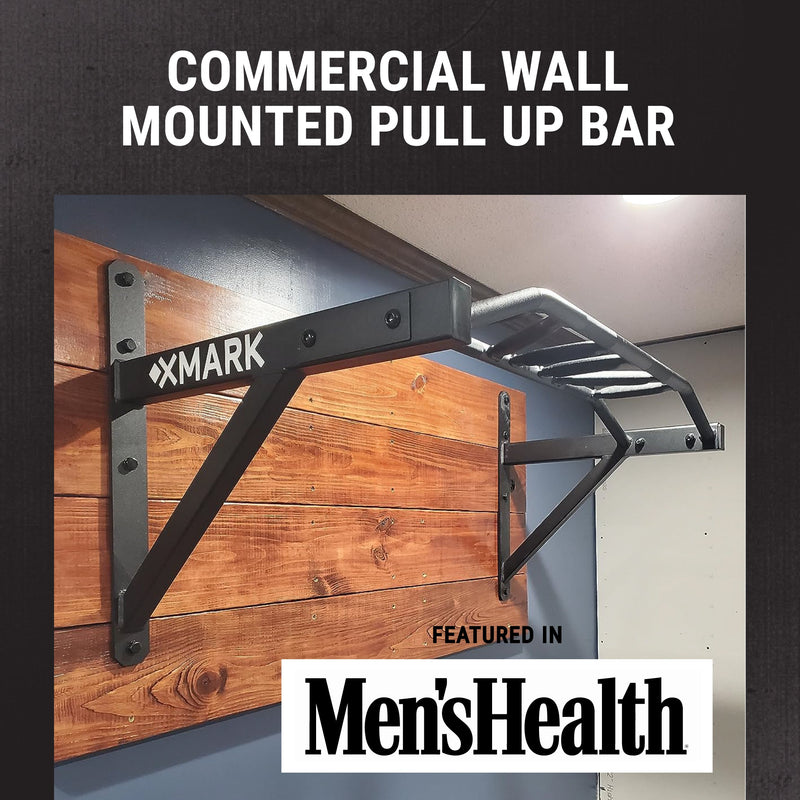 XMARK Commercial Wall-Mounted Multi-Grip Pull-Up Bar