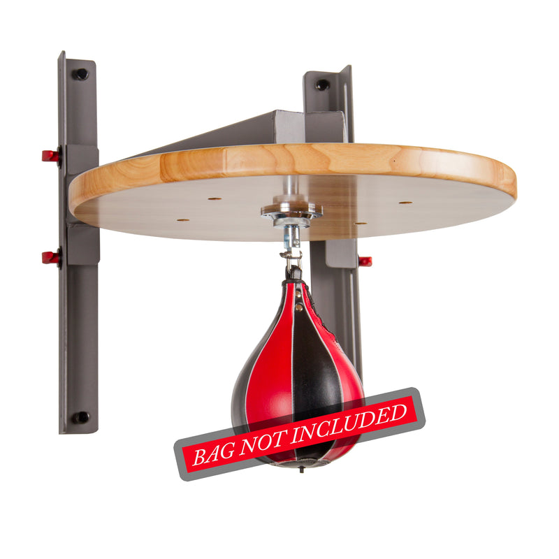 XMARK Wall-Mounted Speed Bag Platform with Shackle Swivel