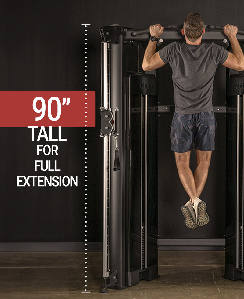 XMARK Functional Trainer with Dual 230 lb Weight Stacks