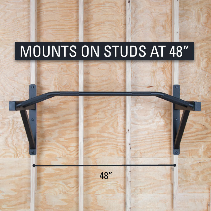 XMARK Commercial Wall-Mounted Multi-Grip Pull-Up Bar
