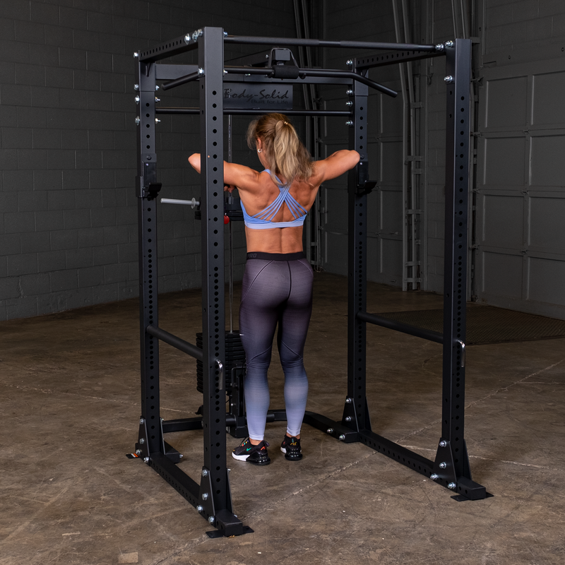 Body-Solid GLA400 Power Rack Lat Attachment