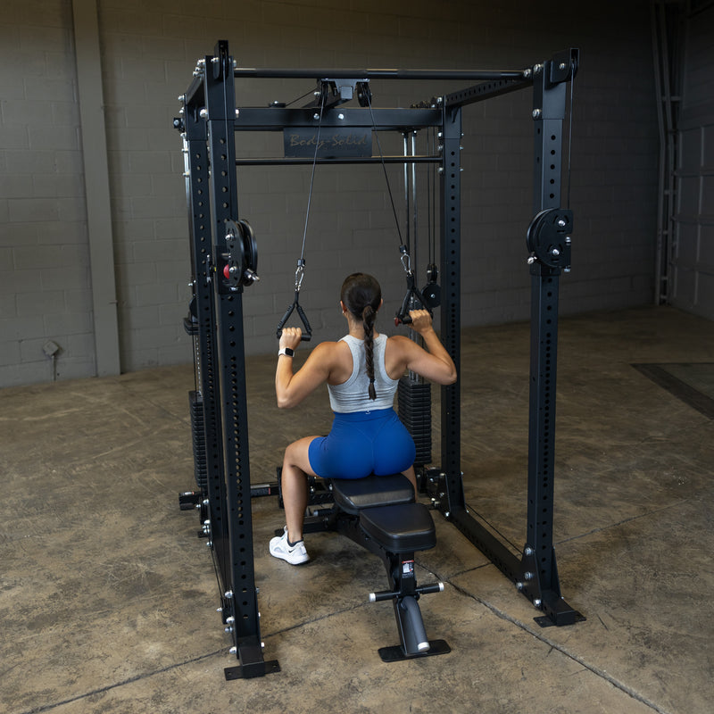 Body-Solid GPRFTS Functional Trainer Attachment with Weight Stacks