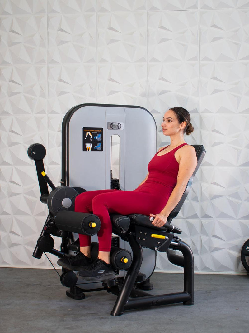 Muscle D Fitness Vogue Selectorized Leg Extension / Seated Leg Curl