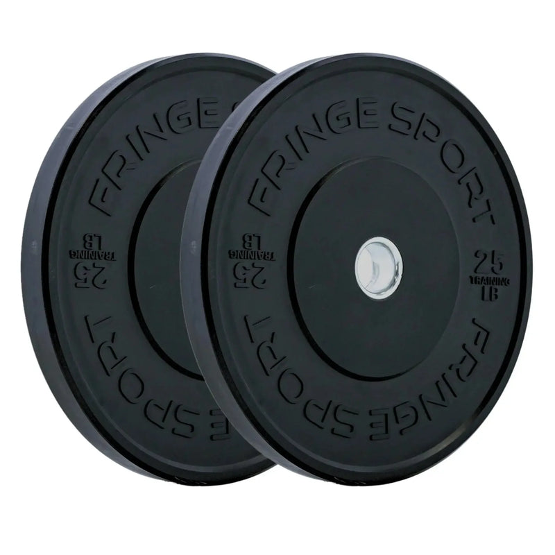 Fringe Sport Black Bumper Plates (Pairs)