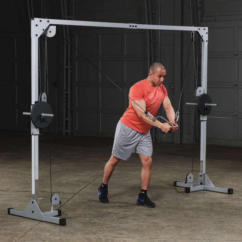Powerline by Body-Solid PCCO90X Plate-Loaded Cable Crossover