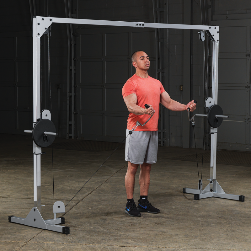 Powerline by Body-Solid PCCO90X Plate-Loaded Cable Crossover