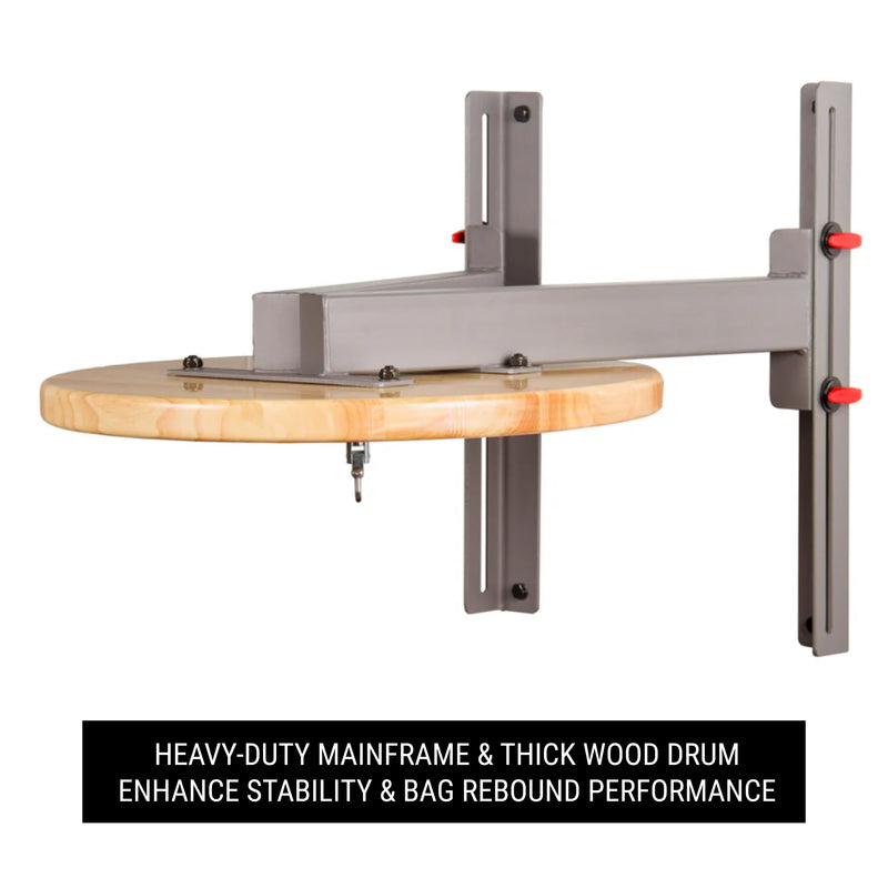 XMARK Wall-Mounted Speed Bag Platform with Shackle Swivel