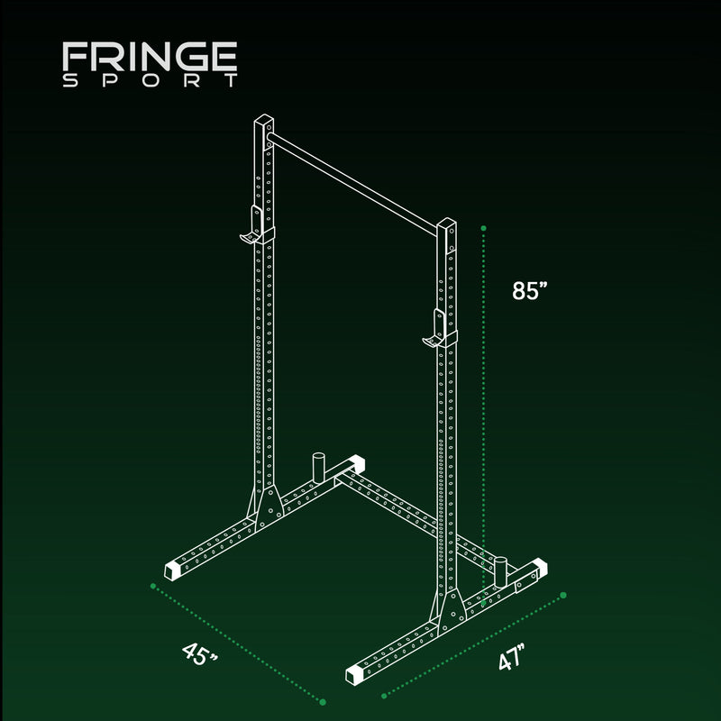 Fringe Sport Garage Series Squat Rack with Pull-Up Bar